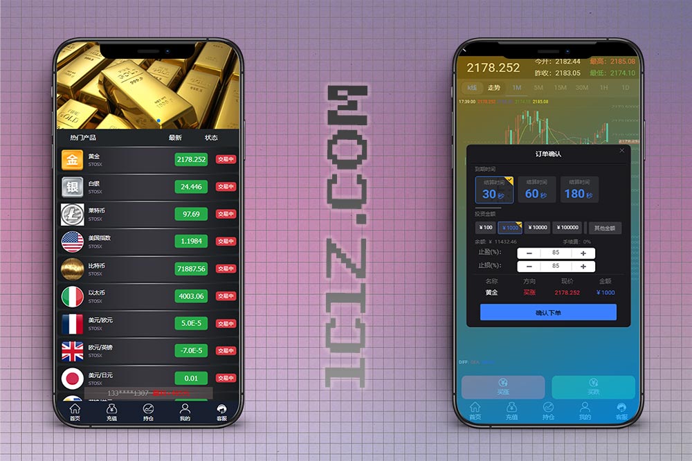 黄金微盘交易系统源码/外汇贵金属微交易平台程序/多语言Vue+PHP架构开发的贵金属交易系统
